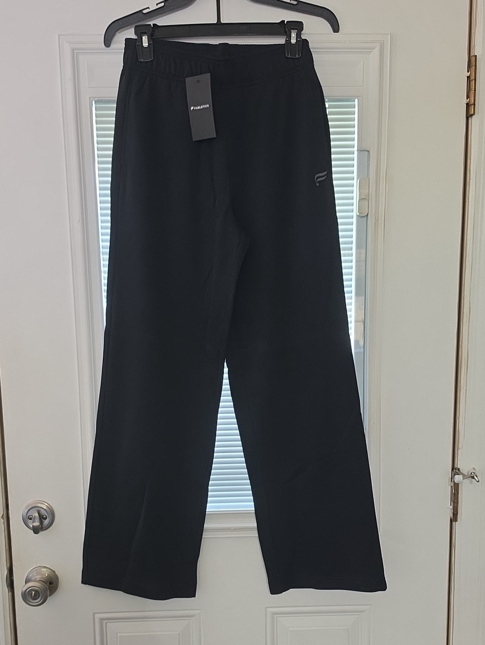 Fabletics Women's Black Wide-Leg Lounge Pants